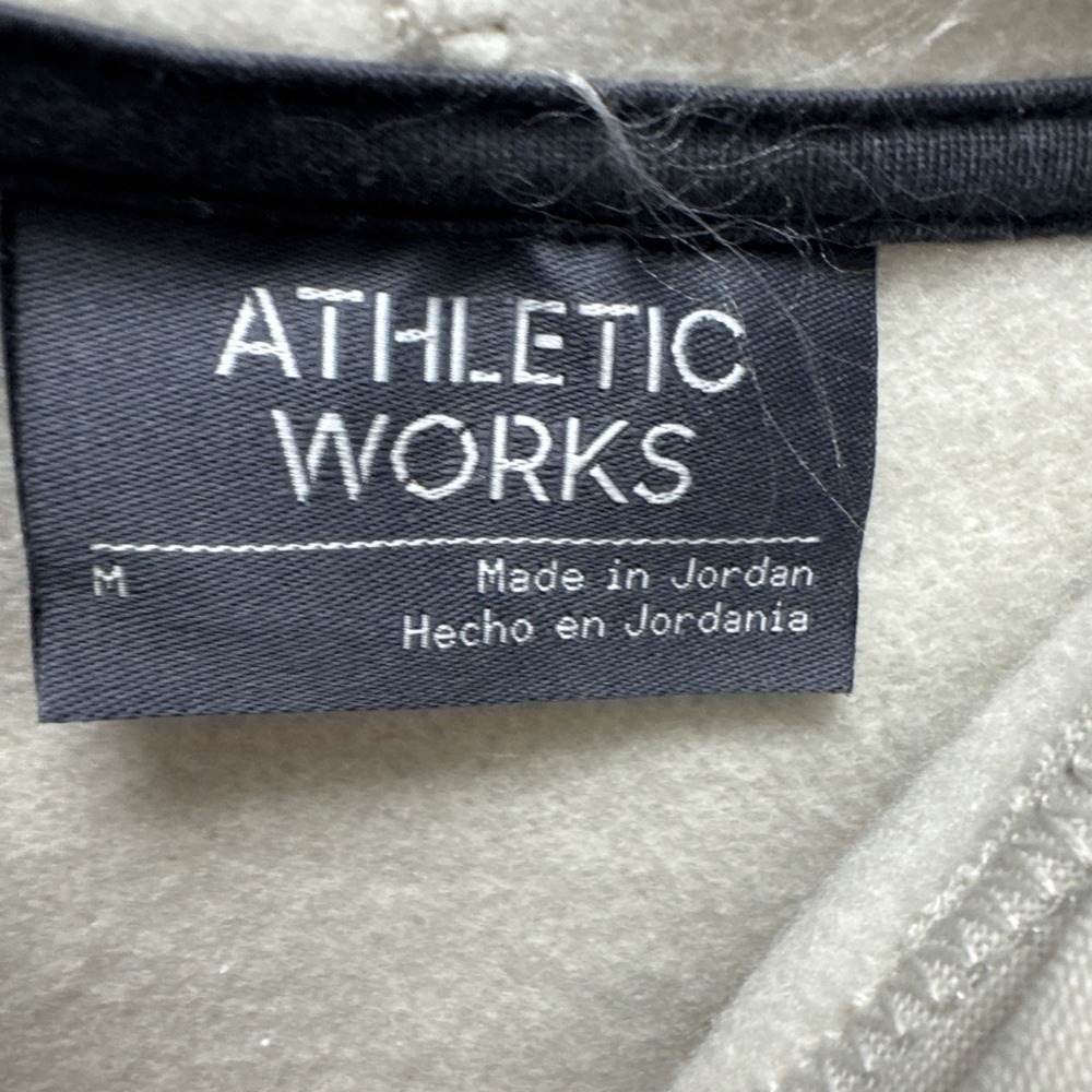 2 Athletic Works Men Fleece Hoodie Pullover Sweatshirts NWT Sage Green/Tavertine - Picture 3 of 8